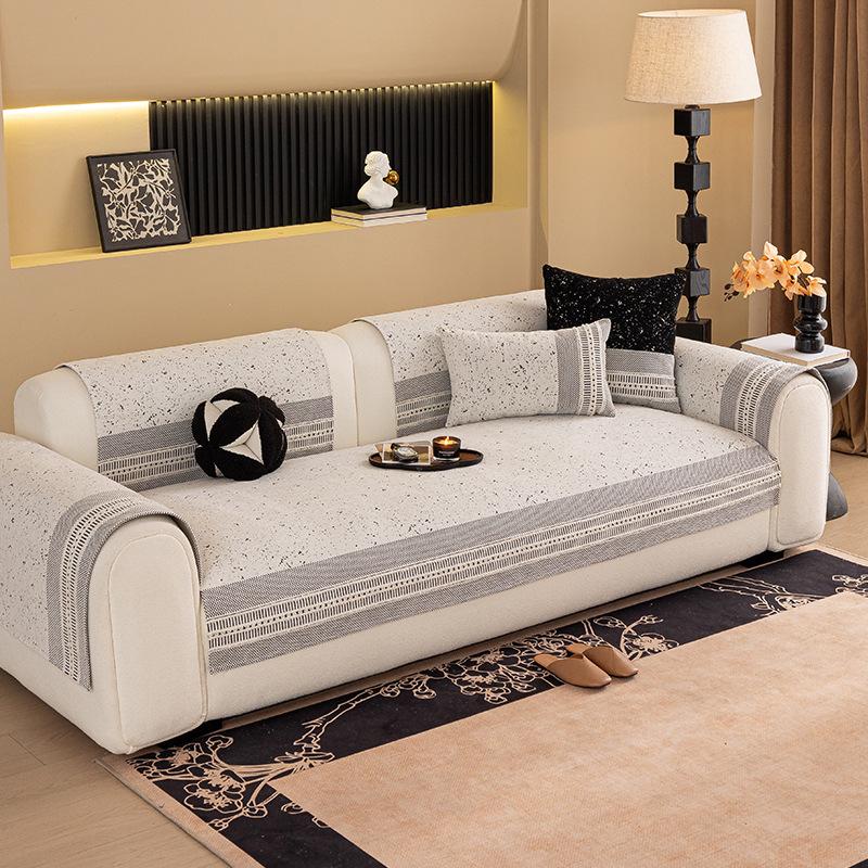 

Chenier Sofa Cushion New Non-Slip Seat Cushion Light Luxury High Sense Anti-Cat Scratch Dirt-Resistant Sofa Cover Cloth 70*70cm