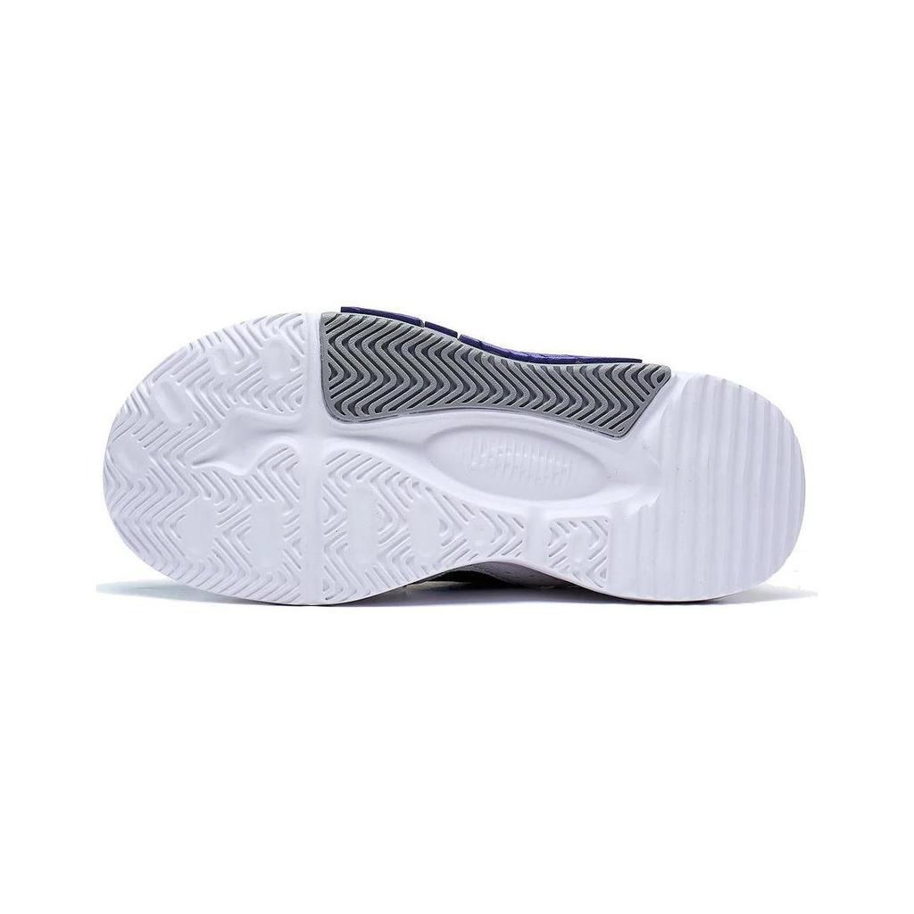 Li-Ning Cloud Non-Slip Shock Absorbing Wear-Resistant Lightweight Casual Shoes Kids Sneakers Black White Purple YKNT054-3