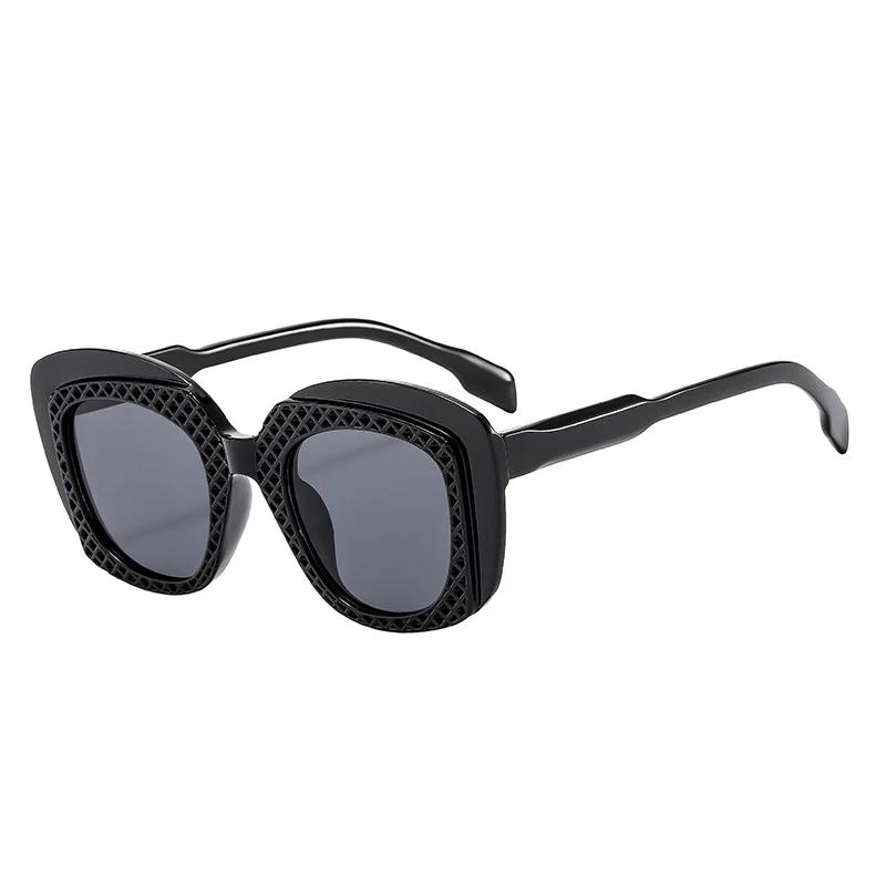 SHAUNA New Hip Hop Double Color Sunglasses Women Fashion Gradient Eyewear Shades UV400 Men Square Unique Sun Glasses