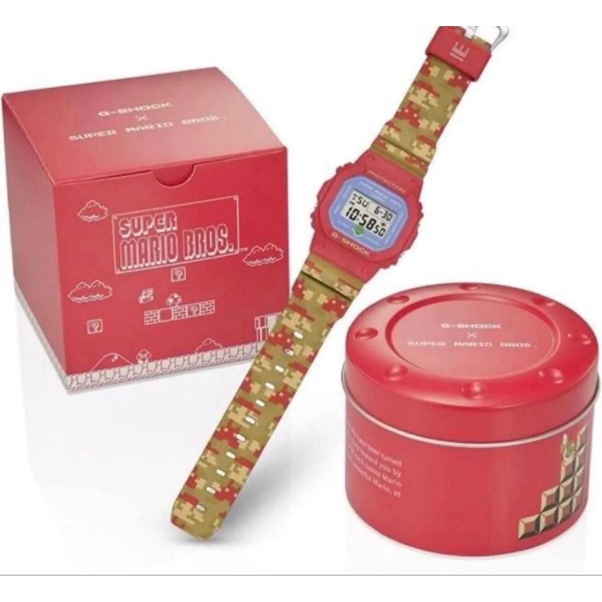 Unused item CASIO Mario G-SHOCK SUPER MARIO BROTHERS DW-5600SMB-4JR Casio