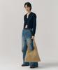 Minav Margaret Suede Shoulder Bag [Beige]