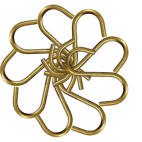 TOPIND 20 Pack 2.4in S Hooks, Steel S Hanging Hooks Heavy Duty Hooks Hanger for Kitchen Work Shop Bathroom Garden, Pan Pot Rack Hooks, Closet Hooks,