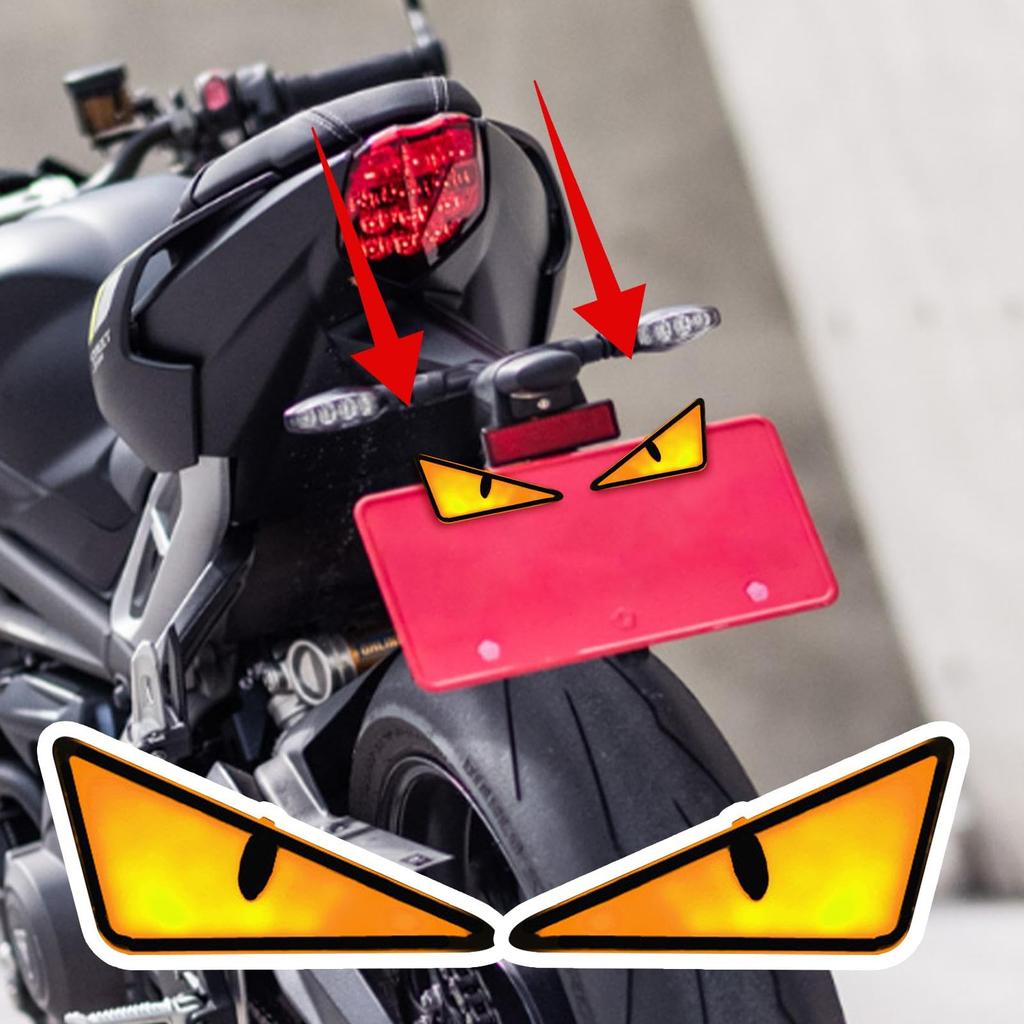 Motorcycle Headlights, Car LED Eye | Creative Decoration LED Lights,Motorcycle Modification Accessories, Auto Motorcycle Eye Motorcycle Headlights