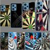 Darts Ästhetik Draht Zielscheibe Handyhülle Für Redmi Note 13 12 14 15 Pro Plus 13R 11 11T 11E 11S 10 Pro 10S 9 9S Hülle Handy Klar