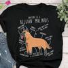 Maglietta Belgian Malinois, , , Regalo Divertente per Amanti dei Cani, Carina Maglietta Mamma Papà Belgian Malinois, Maglietta Amante degli Animali Domestici, Pastore Belga Fulvo Mal