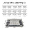 NBR VMQ FKM CS Rubber O Ring Seal Set Automotive Plumbing Air Waterproof Black Washer Kit for Car Repair Faucet