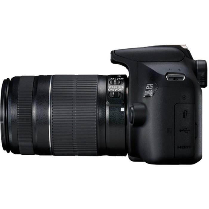 Appareil photo Reflex Canon EOS 2000D + EF-S 18-55 IS II