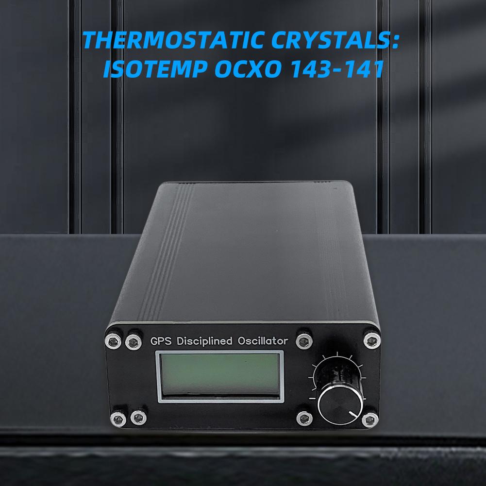 GPSDO GPS Disciplined Oscillator Color Display GNSS GPS Disciplined Clock Square Wave Output 1PPS GPS Clock for Audio Decoders