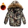 Winter Jacket  Boy Jacket Warm Hooded Children's Clothing