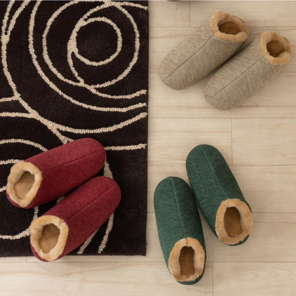 Sybilla Altena Size Senko 49579 Slippers, M, Approx. 22-24cm, Red, Washable, Stylish, Cute,