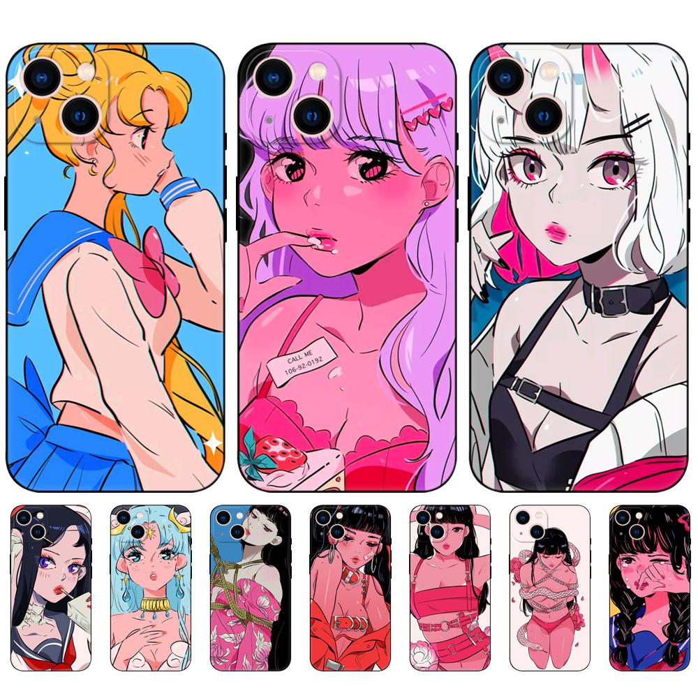 

Чехол для iPhone Anime Girl для iPhone 14/13/12/11/678 Pro Max Mini