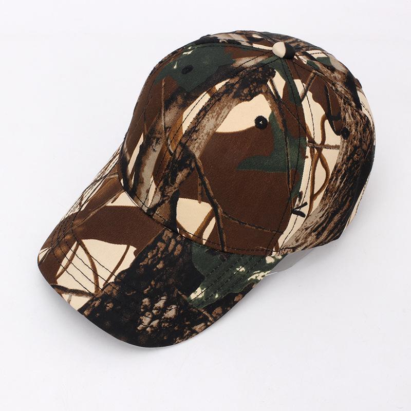 Custom Logo Hiking Hats Leaf Camouflage Baseball Cap For Women And Men Picture Diy Print Embroidery Outdoors Hip Hop Fishing Hat