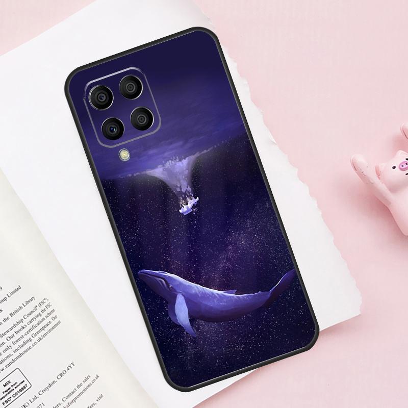 Sea Whale Narwhals Case For Samsung Galaxy M52 M32 M12 M13 M53 M51 M31 M11 M14 M34 M54 M16 M36 M56 M15 M35 M55