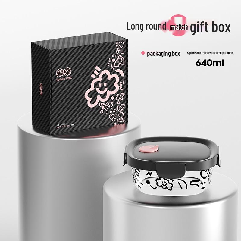 Szklany pojemnik na lunch Lock & Lock - Bezpieczny do mikrofalówki pojemnik bento i pojemnik do przechowywania świeżości