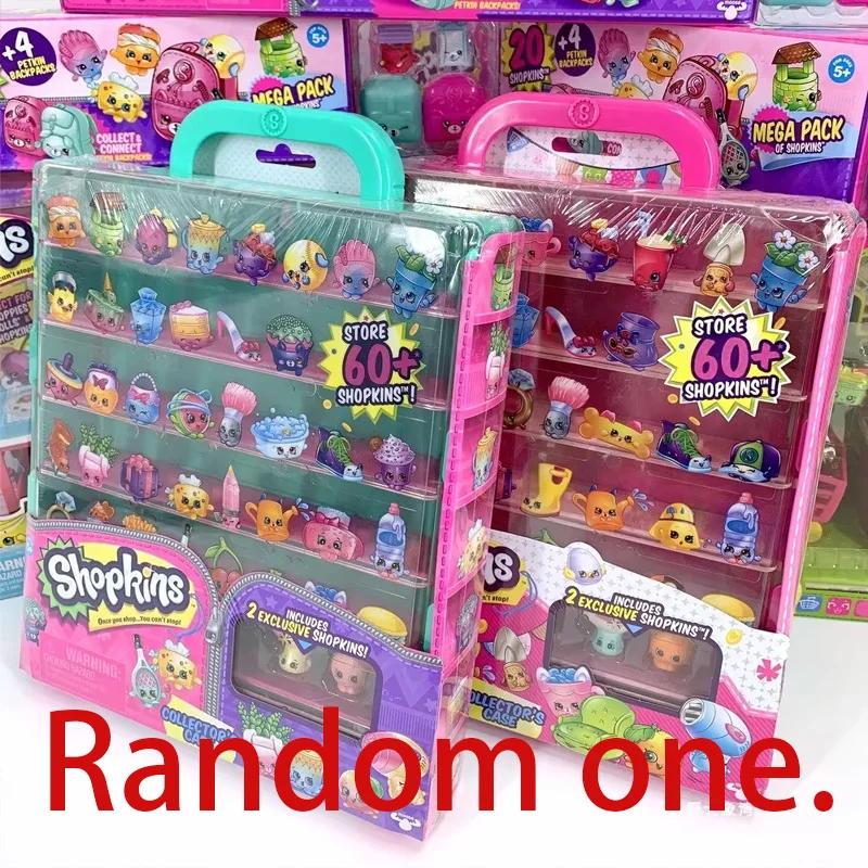 Shopkins Sesong Blind Box 1/2/3 Shopping Nisse Sett Leketøy Supermarked Kjøkken Scene Dukkehus Miniatyr Jente Barnebursdagsgave
