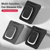 AGTZC1 1Pcs Car Interior Glasses Clip Card Storage Holder For Porsche Panamera Carrera Macan Boxster Cayman Cayenne 911 Car Accessories