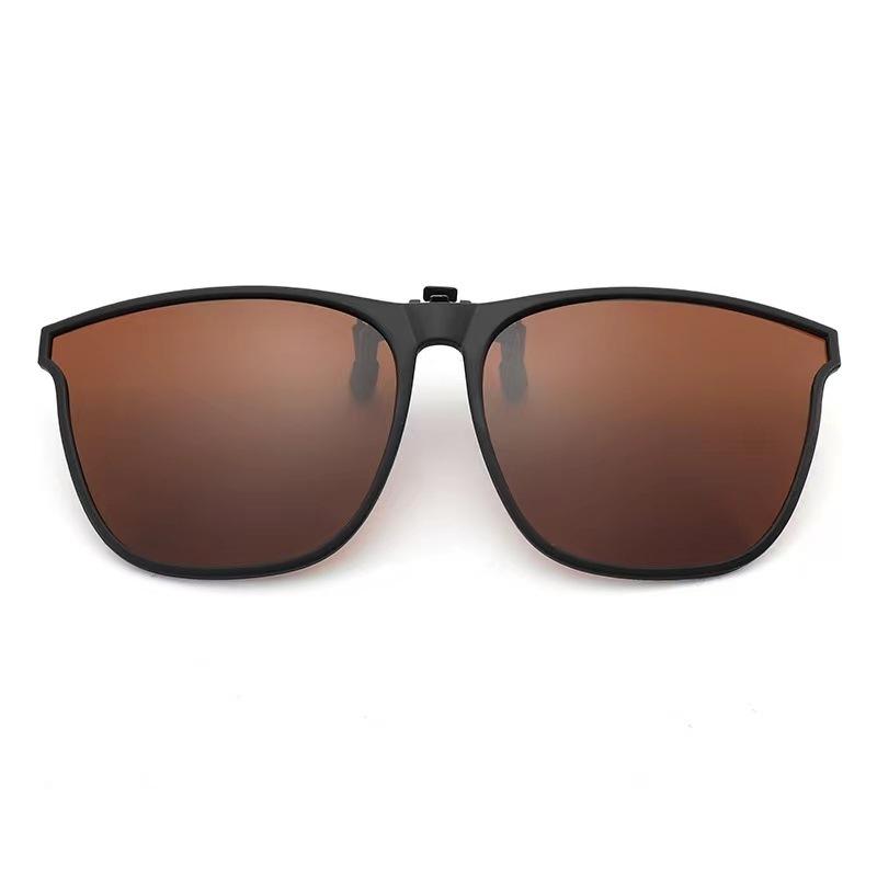 

2025 polarized sunglasses for myopia clip for driving, fishing, Fashion large frame sunglasses clip for men and women