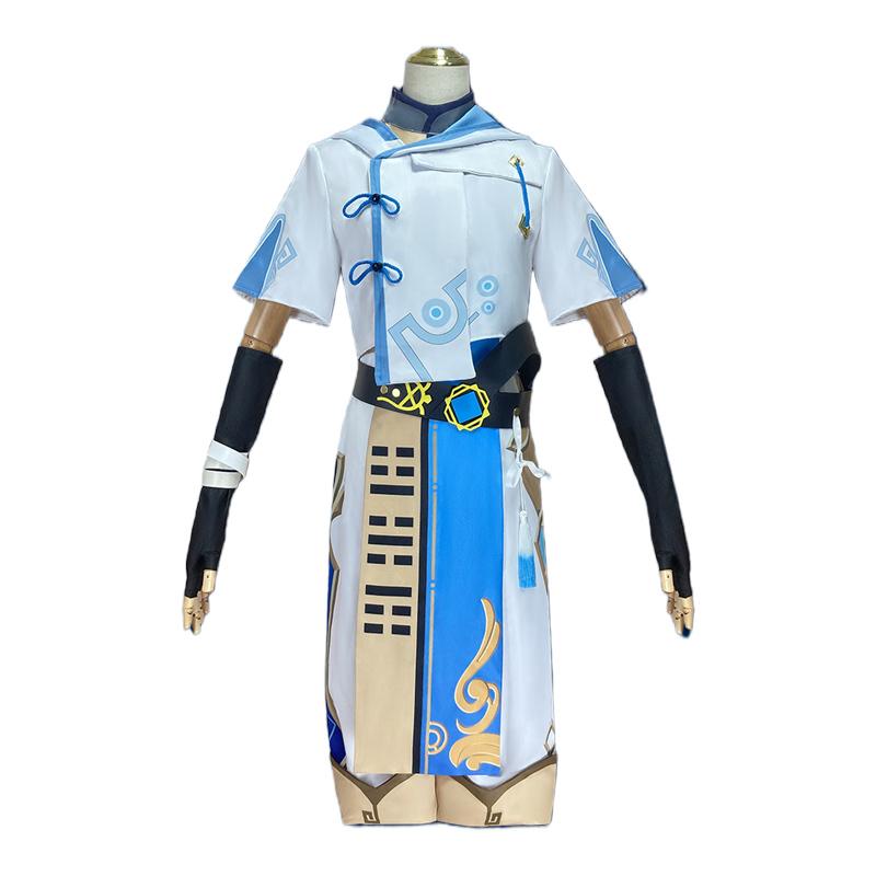  Cosplay Costume Anime Chongyun Cosplay Uniform Outfit  Costume Halloween Party Dress for Men Women
