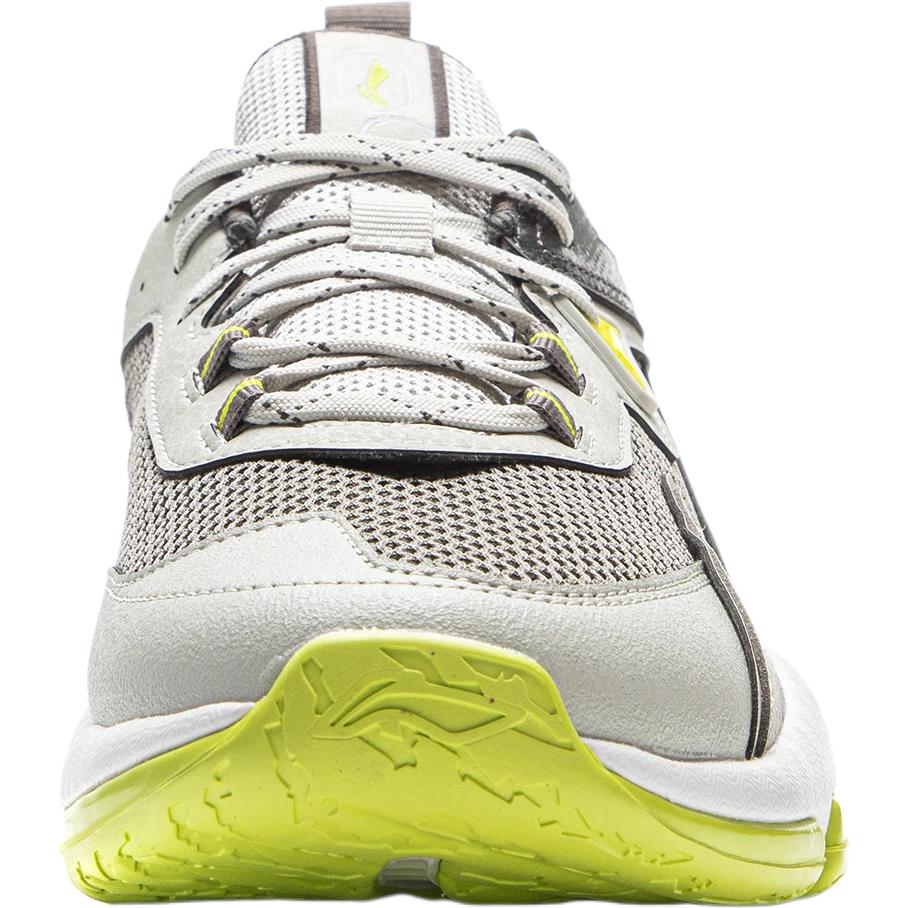 Li Ning Basketball Series Comfortable Versatile Durable Rebound Breathable Support Low Top Kids Basketball Shoes Kids sneaker Gray Green YKBV105-7