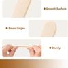 100Pcs Wooden Craft Sticks 4Size Wooden Lollipop Sticks Mini Wood Craft Sticks Set for DIY Crafts Painting Plant Labels Popsicle