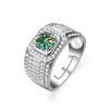 Men's S925 Ring 1 Carat D Color Moissanite Luxury Sterling Silver 925 Jewelry For Wedding Engagement Anniversary Gift