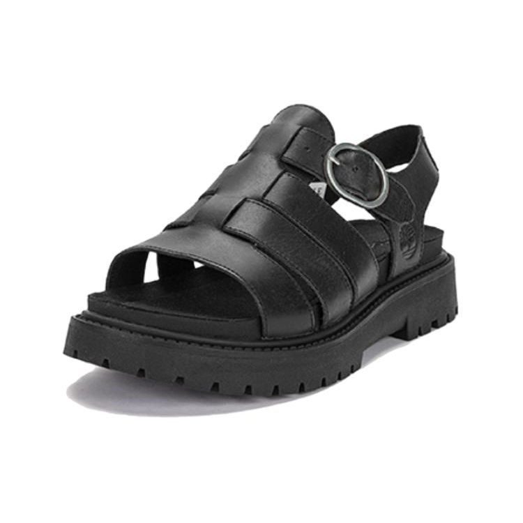 Timberland Outdoor Casual Comfortable Trendy Roman Sandals Women Sandals Black A635VW