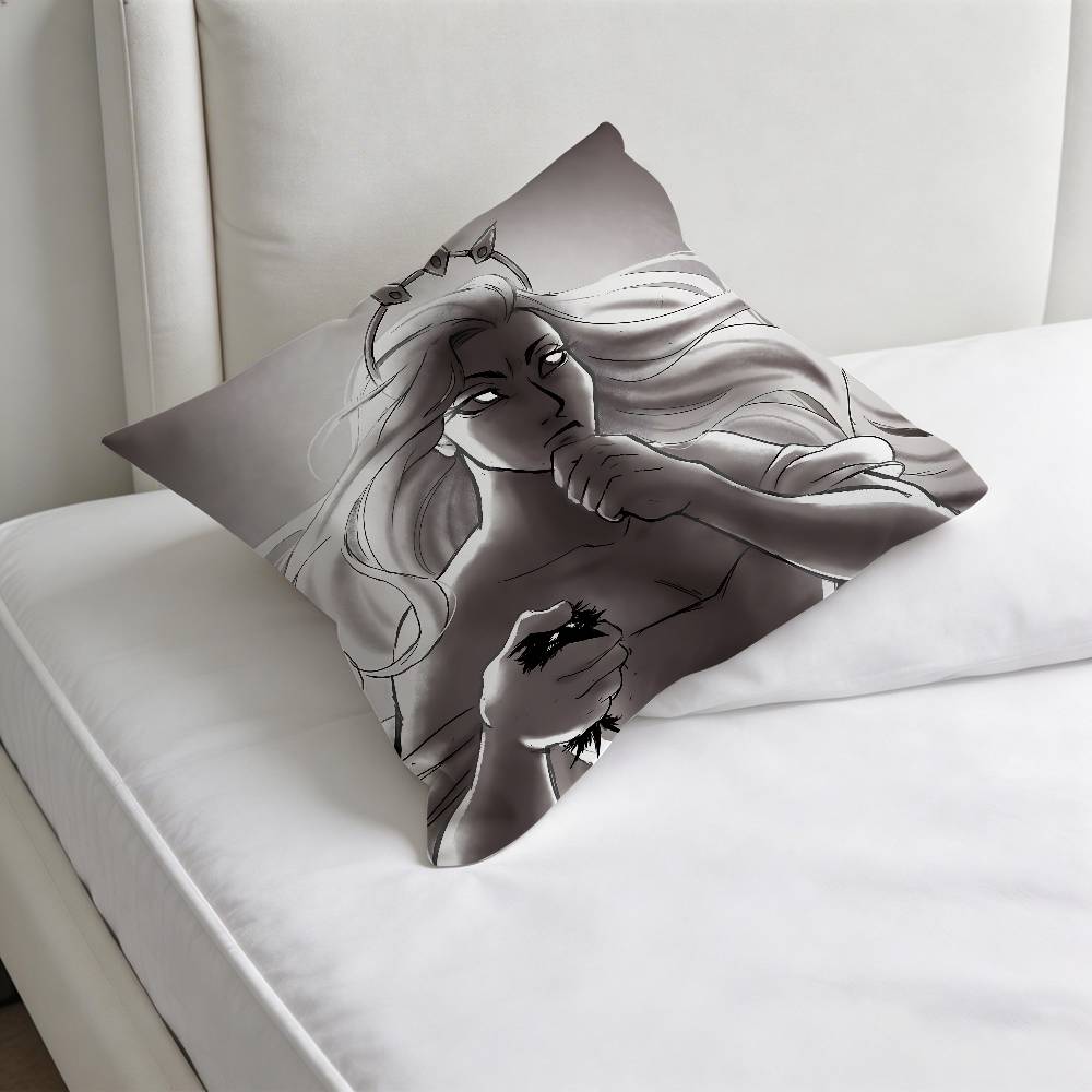 SSlay The PPrincess Game Decorative Square Pillow Cover Modern Cushion Case for Living Room Bedroom