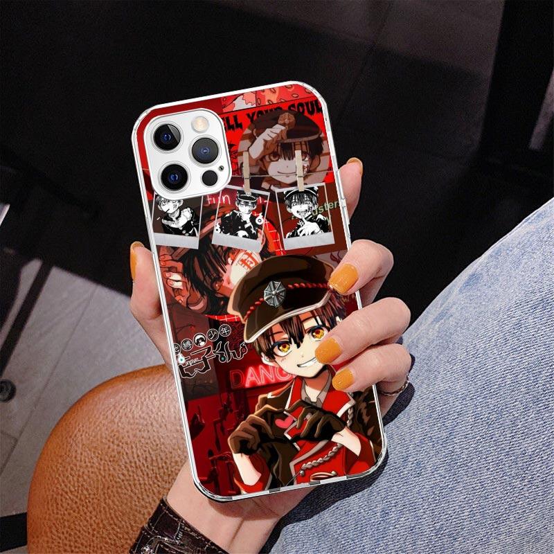 Anime Toilet Bound Hanako Kun Phone Case For iPhone 17 Air 16 Pro Max 16E 15 + 14 Plus 11 12 13 Mini 7 8 SE Gift Print Cover Fun