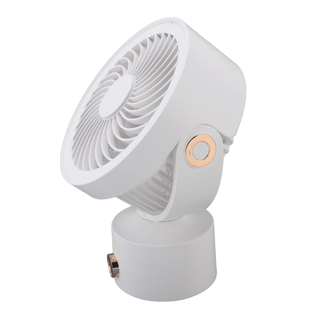 Circulator Desk Fan Battery Operated Portable USB Rechargeable Oscillating Table Fan with 4H Timer for Home Travel Camping