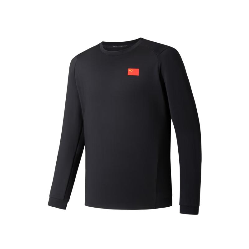 Anta Men's Champion Far Infrared Warm Crew Neck Sweatshirt