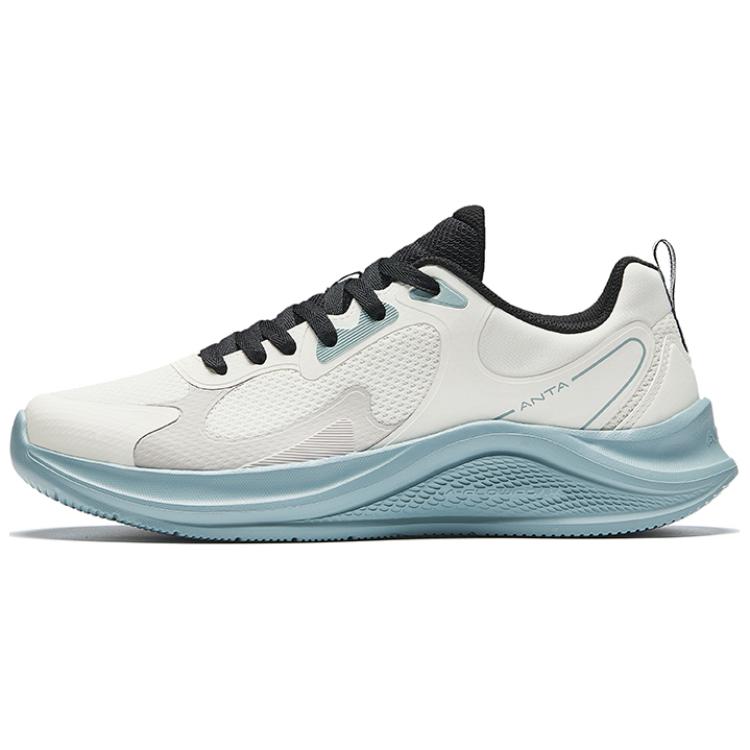 Anta Running Series Men Low Top Running Shoes White Blue 912435518-1 42.5