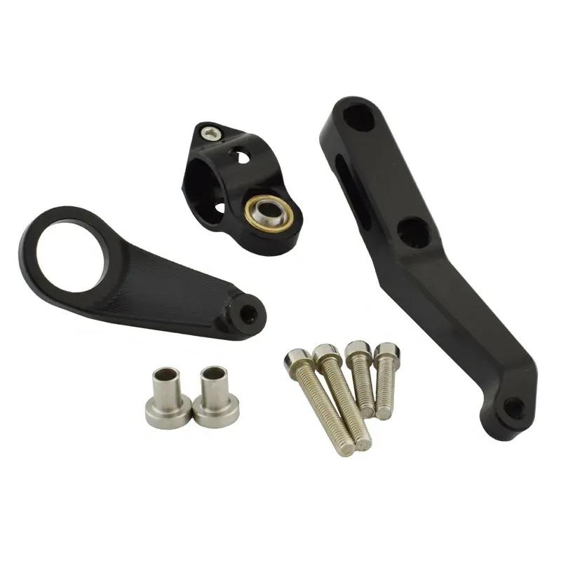 CNC Steering Damper Stabilizer Bracket Mounting Holder Kit For HONDA CBR 900 954 RR CBR900RR CBR954RR Fireblade SC50 2002 2003