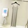 Anti Penetration Lined Bottom Dress Pure Color Anti-Penetration Lining Base Dress Women
