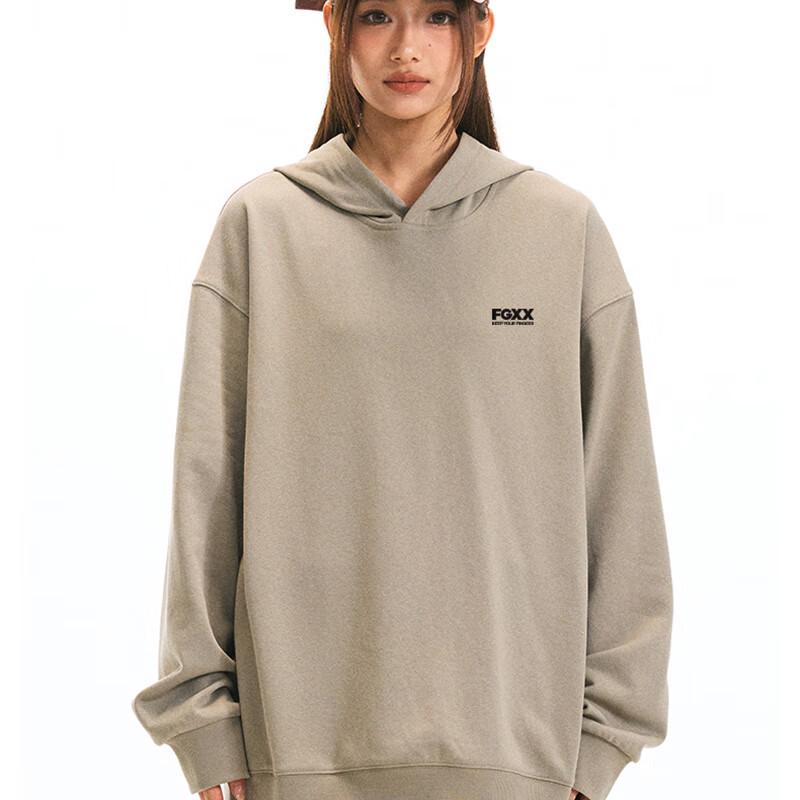 Fingercroxx Herren 2025 Loose Fit Fleecegefütterter Kapuzenpullover