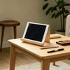 Wooden Tablet Stand Non-Slip Universal Cell Phone Tablet Holder Heavy Duty Home Office Tablet Desktop Mount Tablet Accessories
