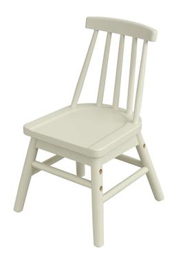 Kidzoo Kids Windsor Low Chair KDC-3749 White | Made of Natural Wood, 60kg Weight Capacity, Scandinavian Design, Easy Assembly, Kids Series