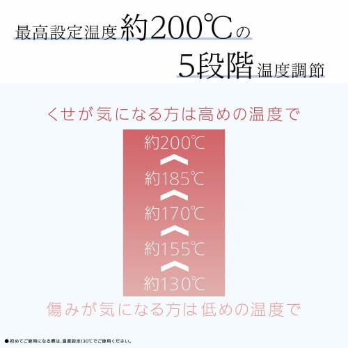 Panasonic Hair Iron for Straight Nanocare Overseas Compatible Black EH-HS0E-K