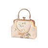 Embroidered and Elegant Chain Small Evening Bag, Women's Bag