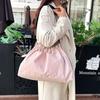 Large Capacity Crossbody Bag Women's Pleated Lightweight Shoulder Bag Underarm Bag