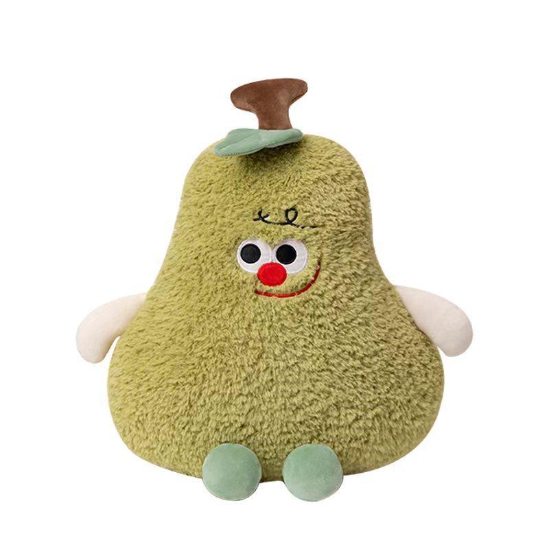 Peach Pillow Plush Toy Mangkhut Fruit Plush Toy Doll Pear Fruit and Vegetable Cushion Pillow Gift