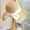 Straw Hat Split Sun Hat Foldable Beach Sun Hat Seaside Big Brim Sunscreen Bucket Hat