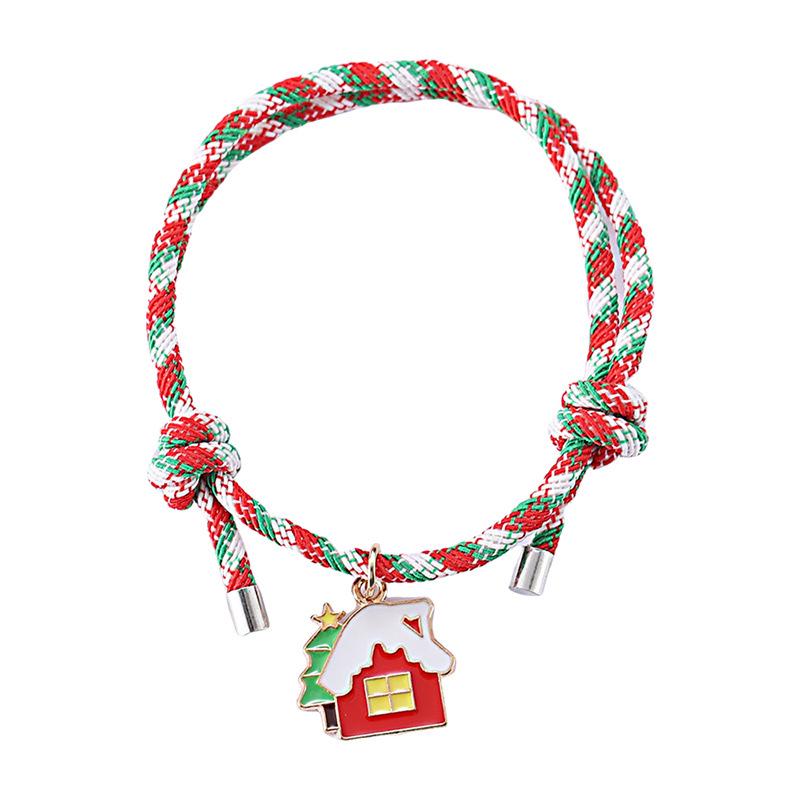Festliches Weihnachts-Cartoon-Charm-Armband - Niedlicher, farbenfroher und kreativer Weihnachtsschmuck