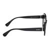 MaxMara Fashion Casual Irregular Frame Sunglasses Unisex Sunglasses Black MM0151K-01A