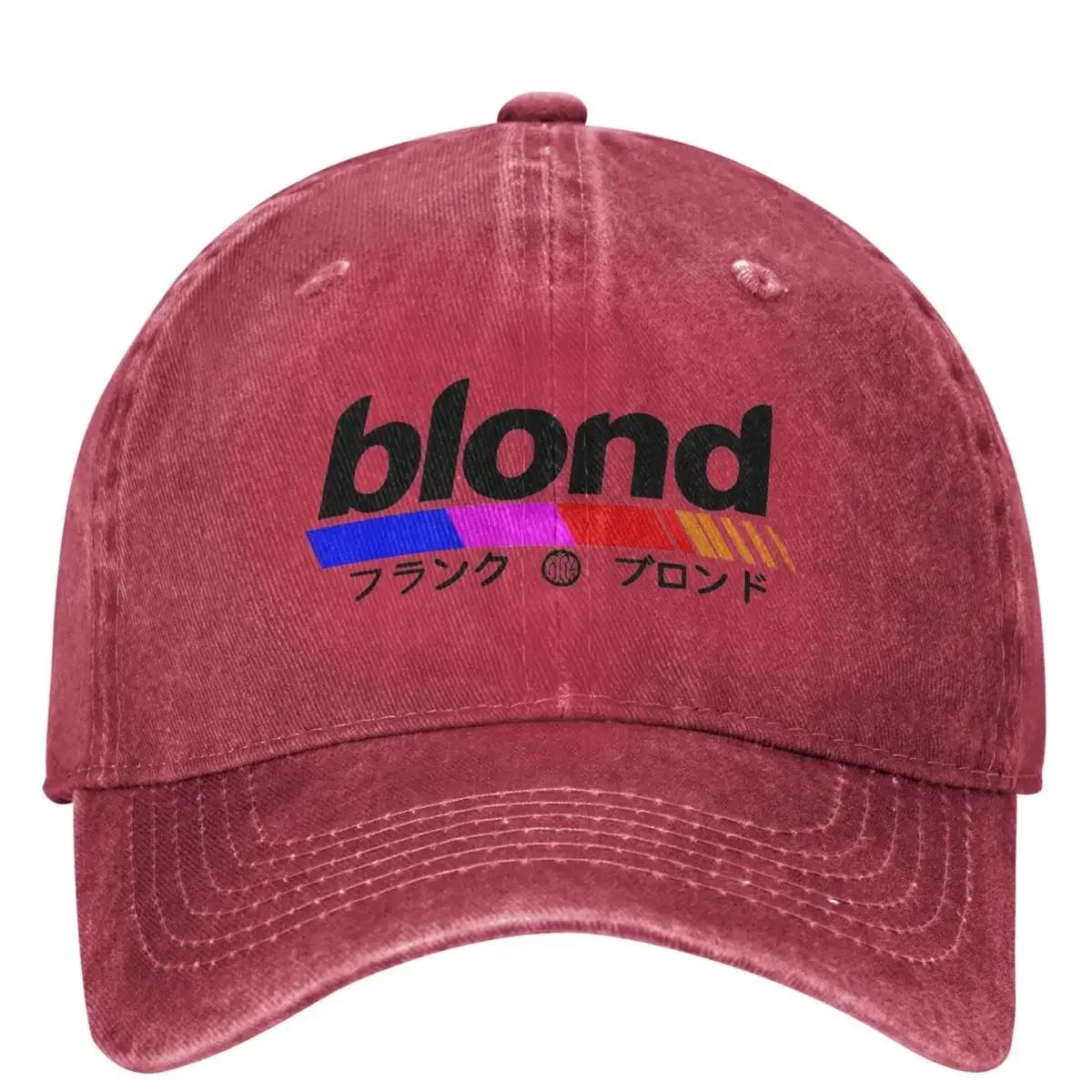 

Rapper Ocean Denim Baseball Cap Blonded Album Outdoor Gym Trucker Dad Hat Summer Couple Women Casual Designer Snapback Cap One Size