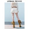 Women's Fashion Casual Double-Layer Ruffle Skort Shorts