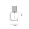30ml Clear Glass Perfume Bottle with 15 Caliber Spray, 100ml Sample Capacity, Empty