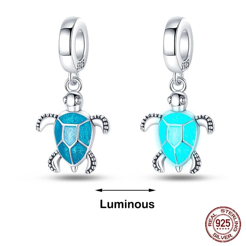 Kupferfarbene Im Dunkeln leuchtende Glühwürmchen Honigbiene Stern Anhänger Perlen Passen Qikaola Original Armbänder Feiner DIY Schmuck Geschenk