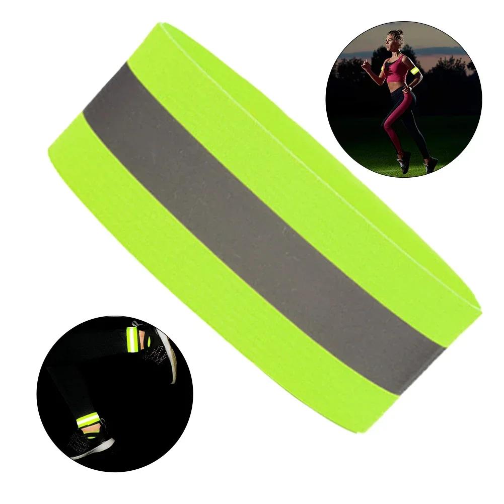 1-5PCSReflective Armband Adjustable Reflective Bracelet Strap High Visibility Safety Reflector for Night Walking Cycling Running