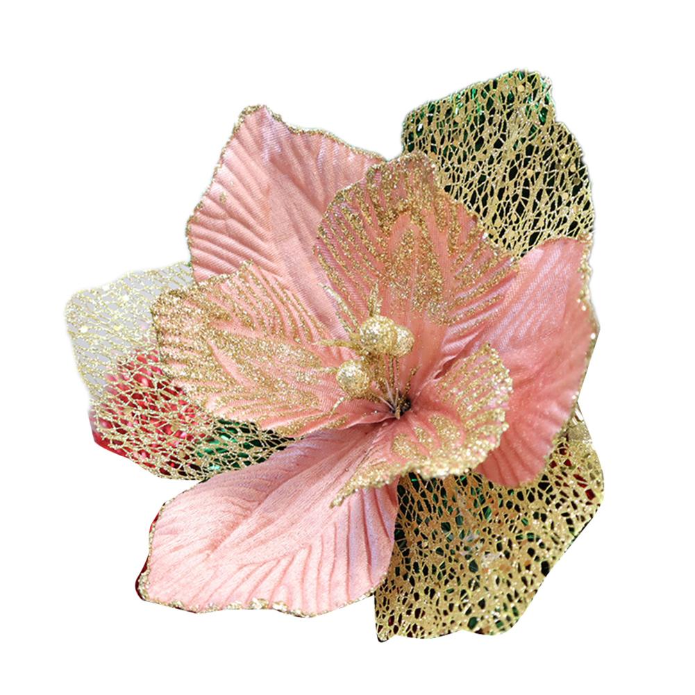 

Идеальный размер Рождественское украшение Рождественские цветы Сделай сам Цветочная композиция розовый