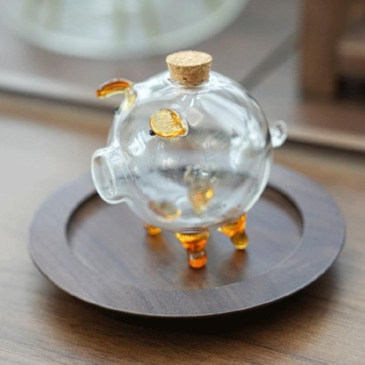 Klares Glas Sparschwein Gold Bohnen Aufbewahrungsglas Für Bargeldsparen Niedliches Geldglas Zum Aufbewahren von Münzen und Anderen